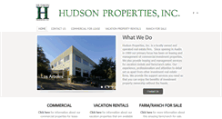 Desktop Screenshot of hudson-properties.com